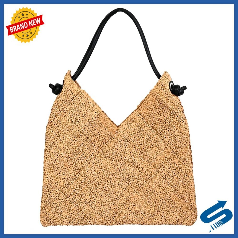 Large Straw Hobo Bag Tote Handbag Shoulder Bag for Beach Travel Vacation